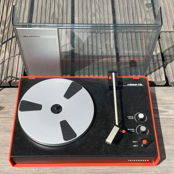Vintage Schallplattenspieler Mister Hit 2000 von Telefunken