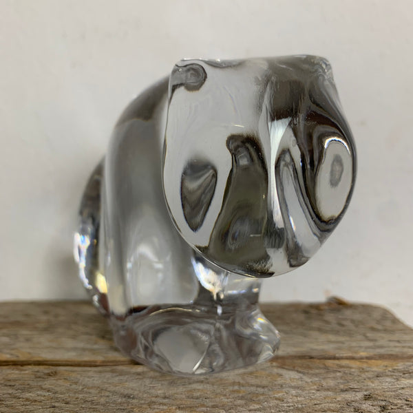 Lead Crystal Glas Bär von Goebel