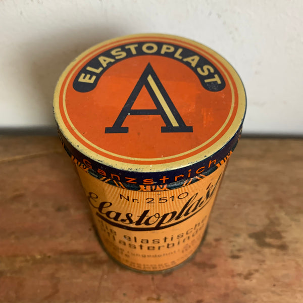 Vintage Blechdose Elastoplast die elastische Plasterbinde