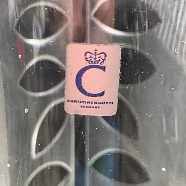 Vintage Stangenvase von Christinenhütte