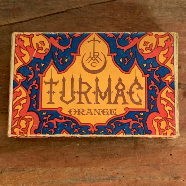 Vintage Zigaretten Schachtel Turmac Orange