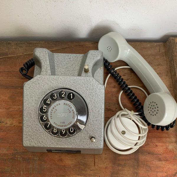 DDR Wählscheiben Telefon Industrie Tischfernsprecher Typ IFT/W
