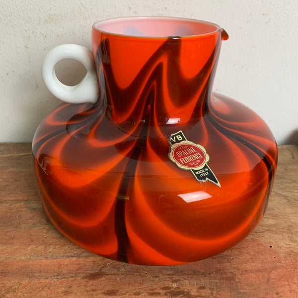 Opaline Florence Vase Vetreria Barieri