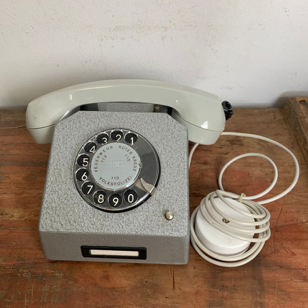 DDR Wählscheiben Telefon Industrie Tischfernsprecher Typ IFT/W