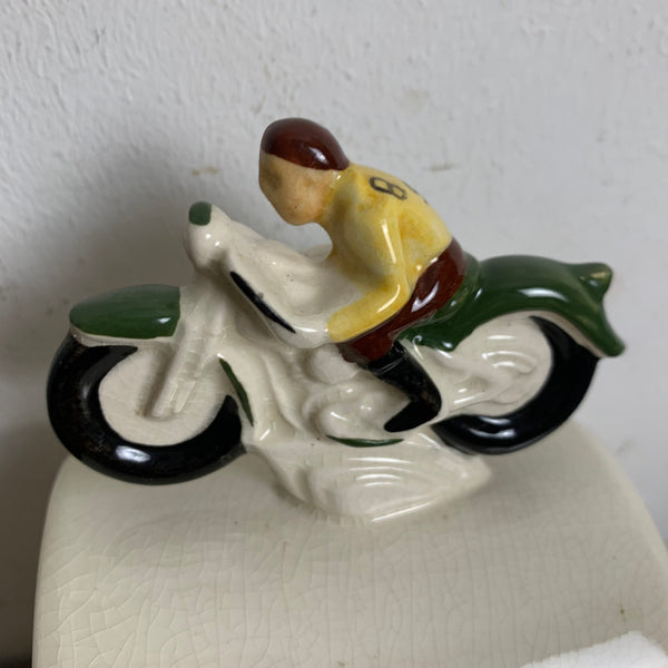 Vintage Tasse mit Motorrad BSA