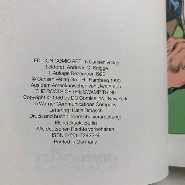 Comic Swamp Thing Das Ding aus den Sümpfen Die Nacht der Fledermaus