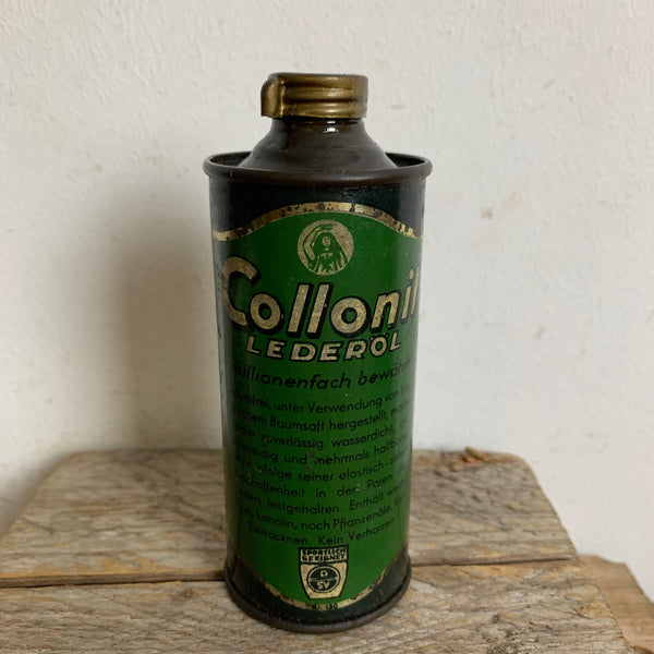 Vintage Blechdose Collonil Lederöl