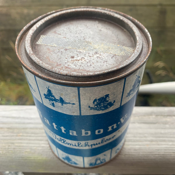 Vintage Blechdose Sattabon V Vollmilchpulver