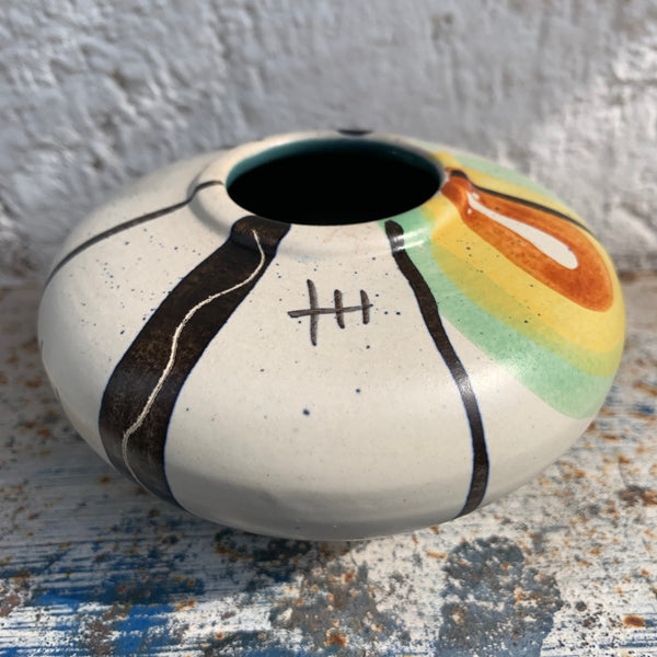 Mid Century Keramik Vase von Fohr 340-7