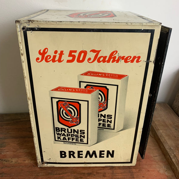 Kaffeeschrank von Bruns Wappen Kaffee