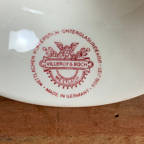 2 Kerzenständer Fasan rot von Villeroy und Boch