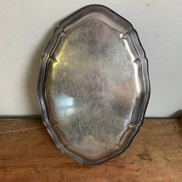 Kleines Silber Tablett von Wilhelm Binder