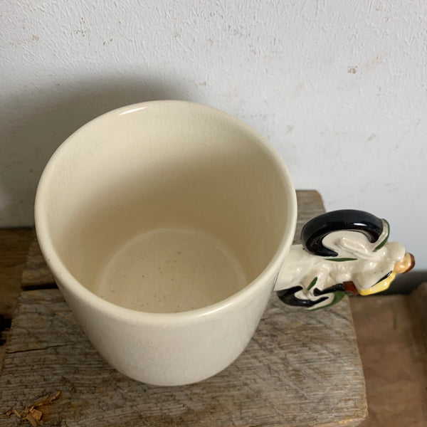 Vintage Tasse mit Motorrad BSA