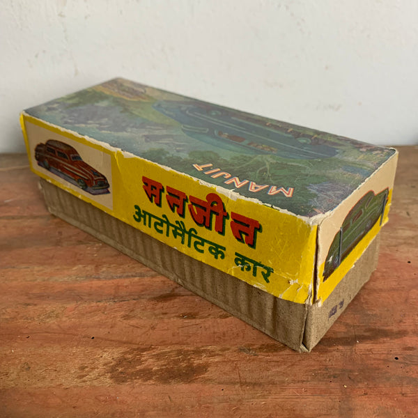 Vintage Blechspielzeug Manjit Automatic Car von Amar Toy