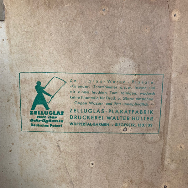 Vintage Papp Aufsteller Schild Dujardin