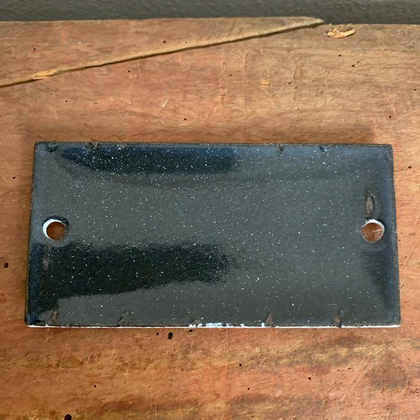 Emaille Schild Entlüftungen Büro Erdgeschoẞ