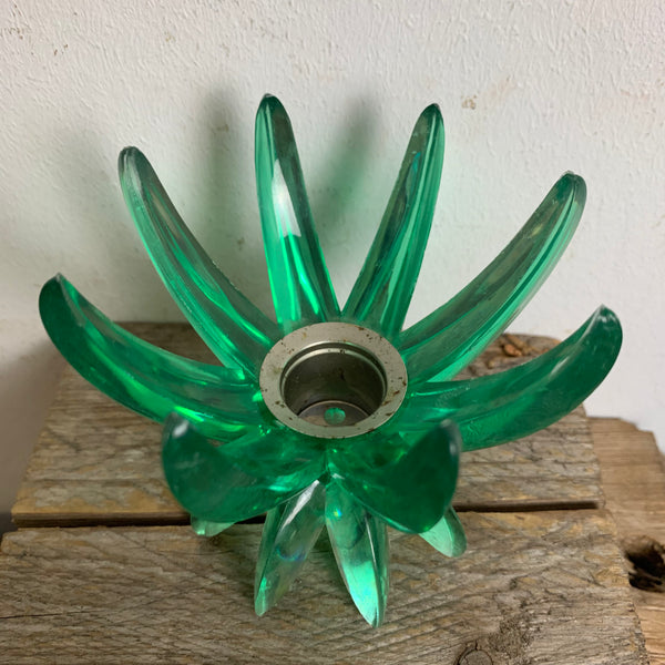Vintage Kerzenständer Friedel grün