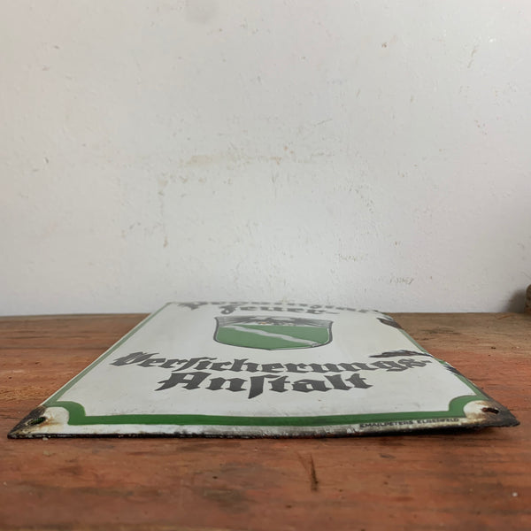 Emaille Schild Provinzial Feuer Versicherungs Anstalt