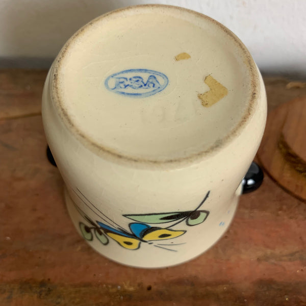 Vintage Senf Behälter dänisches Design