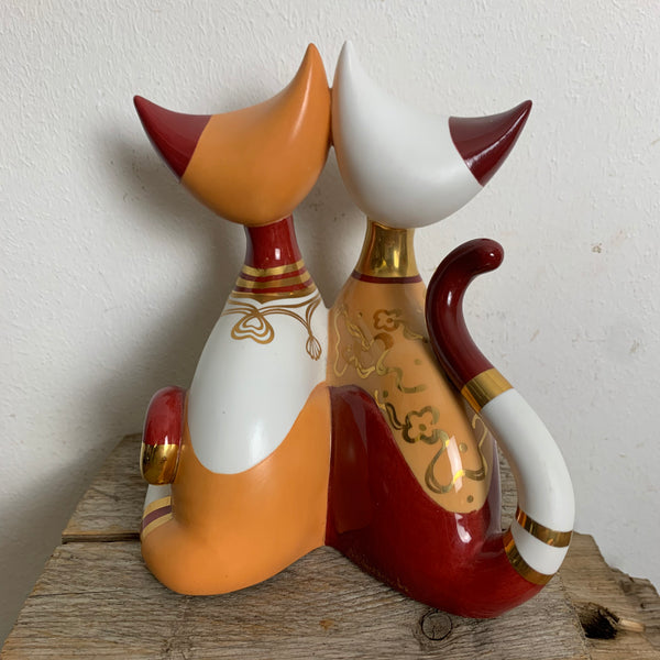 Katzen  Placido e Fortunata von Rosina Wachtmeister für Goebel