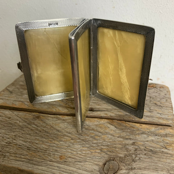 Vintage Etui für Fotos aus Silber von Franz Scheuerle