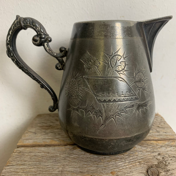 Jugendstil Kaffeekanne, Milchkännchen, Zuckerdose von WMF Britania