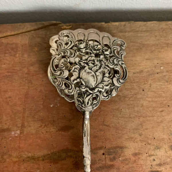 Gebäckzange Hildesheimer Rose 835er Silber