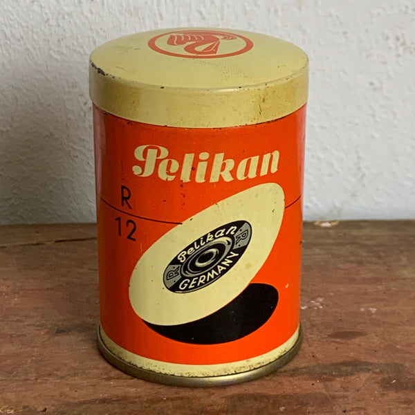 Vintage Pelikan Blechdose R 12