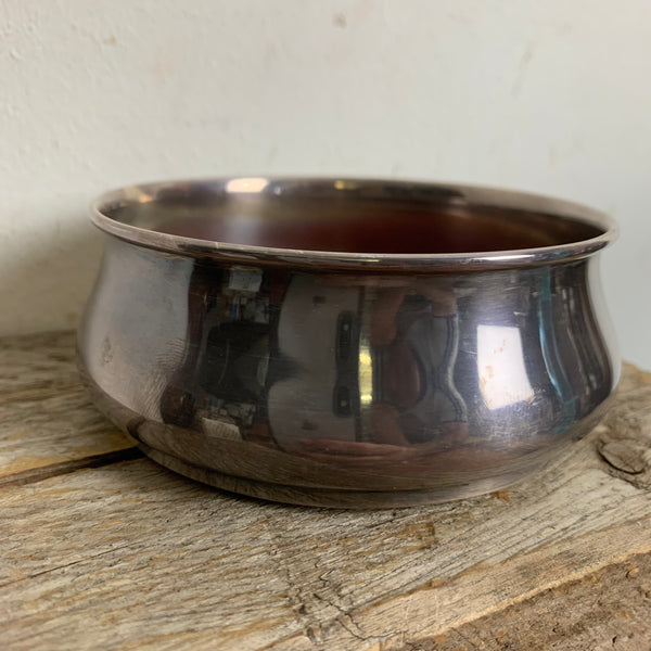 Vintage Flaschenuntersetzer aus Silber von Deyhle