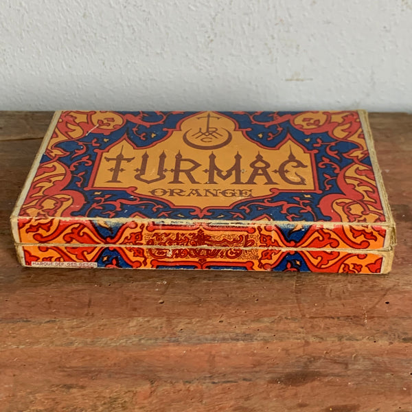 Vintage Zigaretten Schachtel Turmac Orange