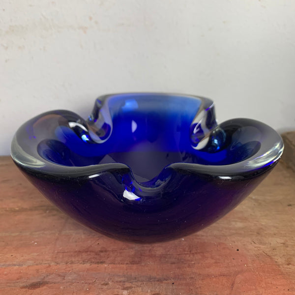 Murano Aschenbecher in blau