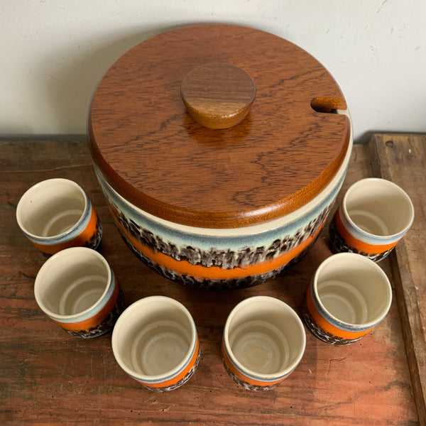 Keramik Bowle Service Dümler und Breiden 802