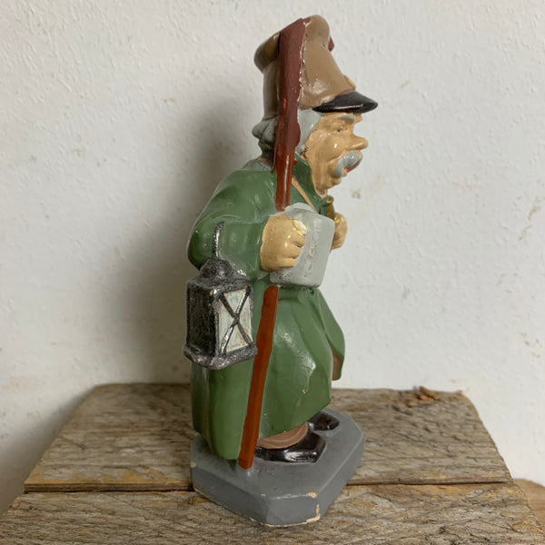 Vintage Nachtwächter von Sonneberger Friedel Figuren