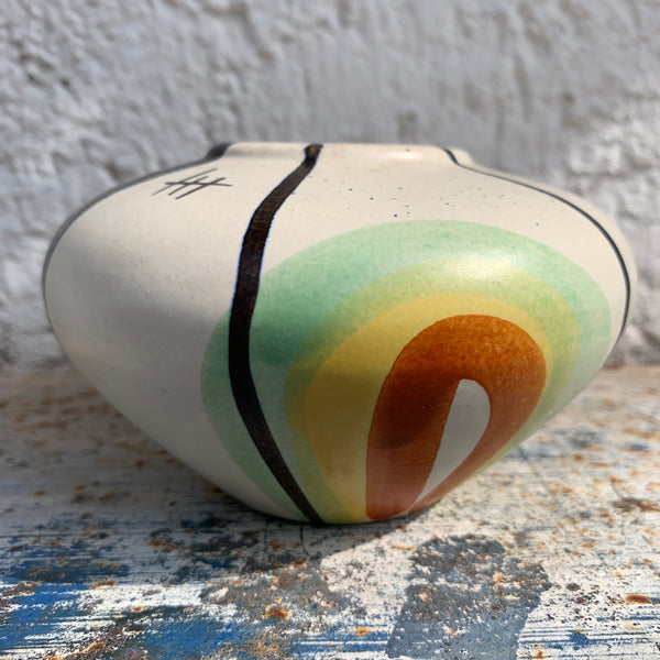 Mid Century Keramik Vase von Fohr 340-7
