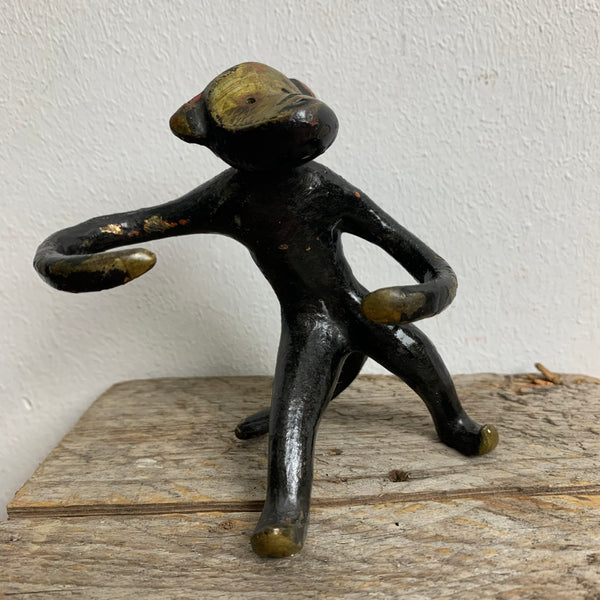 Bronze Affe von Walter Bosse für Herta Baller
