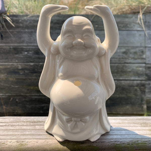 Vintage Keramik Happy Buddha