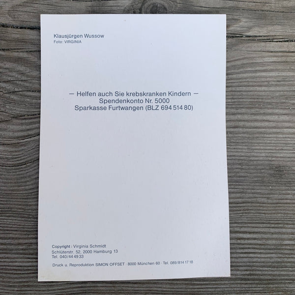 Autogramm Klausjürgen Wussow