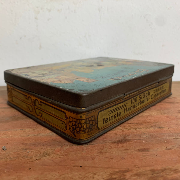 Vintage Zigaretten Blechdose Egyptian Cigarettes Gamia Barkukije Cairo