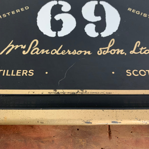 Vintage Tablett Finest Scotch Whisky VAT 69