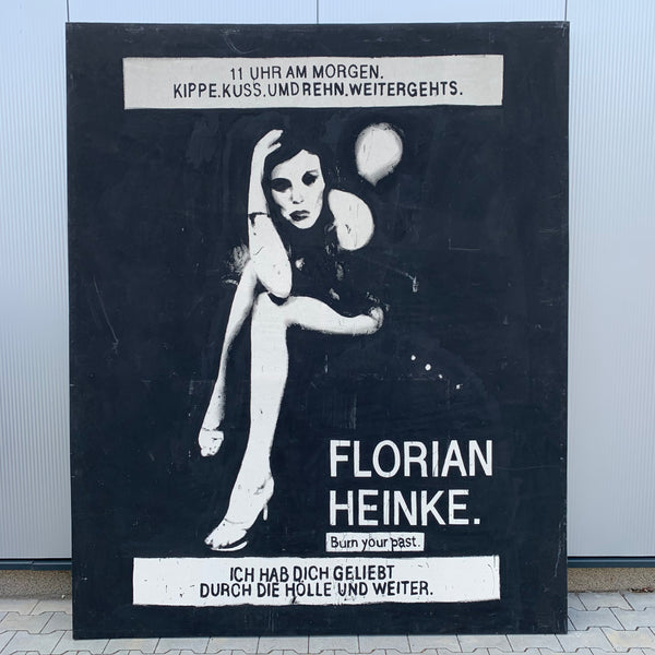 Black Pop Art Werk von Florian Heinke November Girl 2008