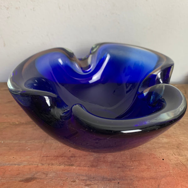 Murano Aschenbecher in blau