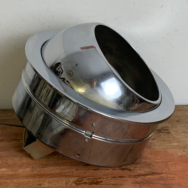 Vintage Einbaustrahler Downlight in Chrom von Erco Leuchten