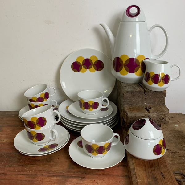 Vintage Kaffee Service Bareuther Porzellan