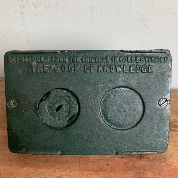 Antike mechanische Spardose aus Gusseisen Uncle Remus Bank 136