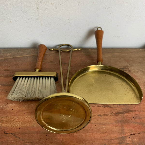 Mid Century Tischkehrset Tischbesen