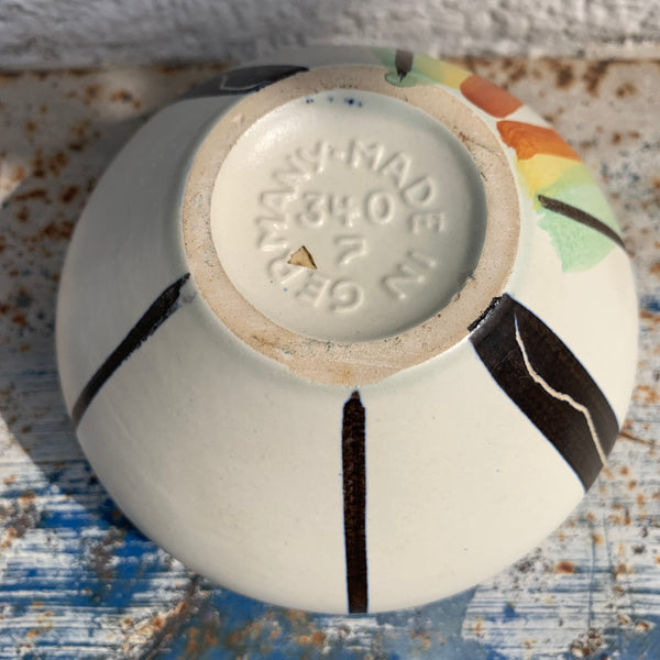Mid Century Keramik Vase von Fohr 340-7