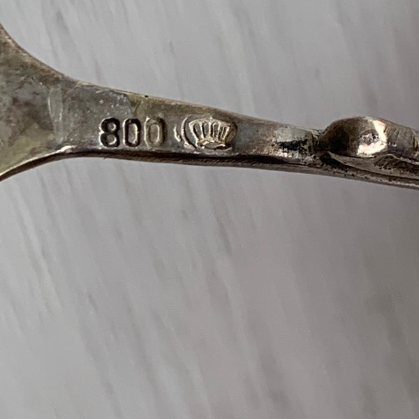 Gebäckzange Hildesheimer Rose 800er Silber