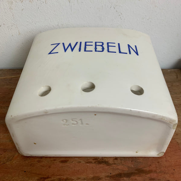 Vintage Wand Vorratsbehälter für Zwiebeln