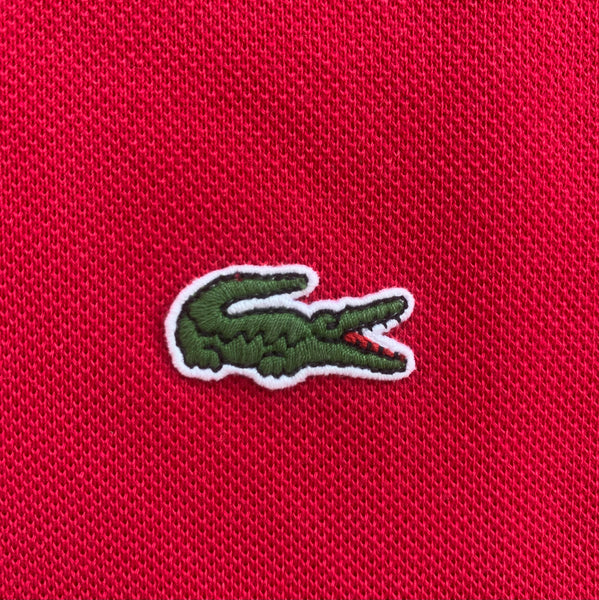 Vintage Lacoste Polohemd Rot