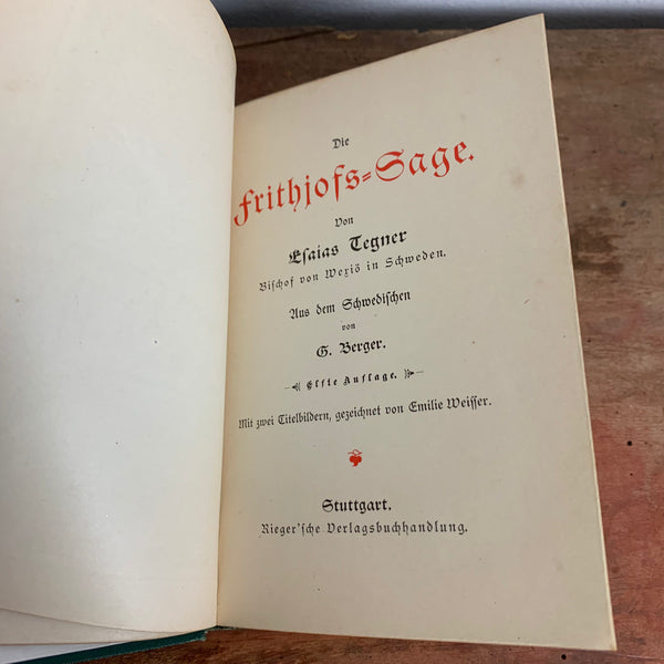 Buch Frithjofs Sage von Esaias Tegners